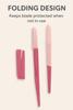 Farmfox Blink & Glow Reusable Face Razor for Women (Pack of 3)  Facial, Chin & Upper Lip Hair Removal, Eyebrow Shaper & Dermaplaning Tool  Pastel Colors (Pastel Pink, Blue, Lavende) view 2