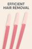 Farmfox Blink & Glow Reusable Face Razor for Women (Pack of 3)  Facial, Chin & Upper Lip Hair Removal, Eyebrow Shaper & Dermaplaning Tool  Pastel Colors (Pastel Pink, Blue, Lavende) view 4