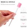MJ Talk Tools 150 pcs Disposable Oral Care Swabs, Oral Swabs For Speech Therapy, Toothette Oral Swabs, Mouth Oral Swabs (Pink) view 2
