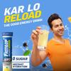 Fast&Up Reload Zero - Zero Sugar Instant Energy & Hydration Drink - Lime Lemon Flavour - 25 Effervescenet Tablets view 2