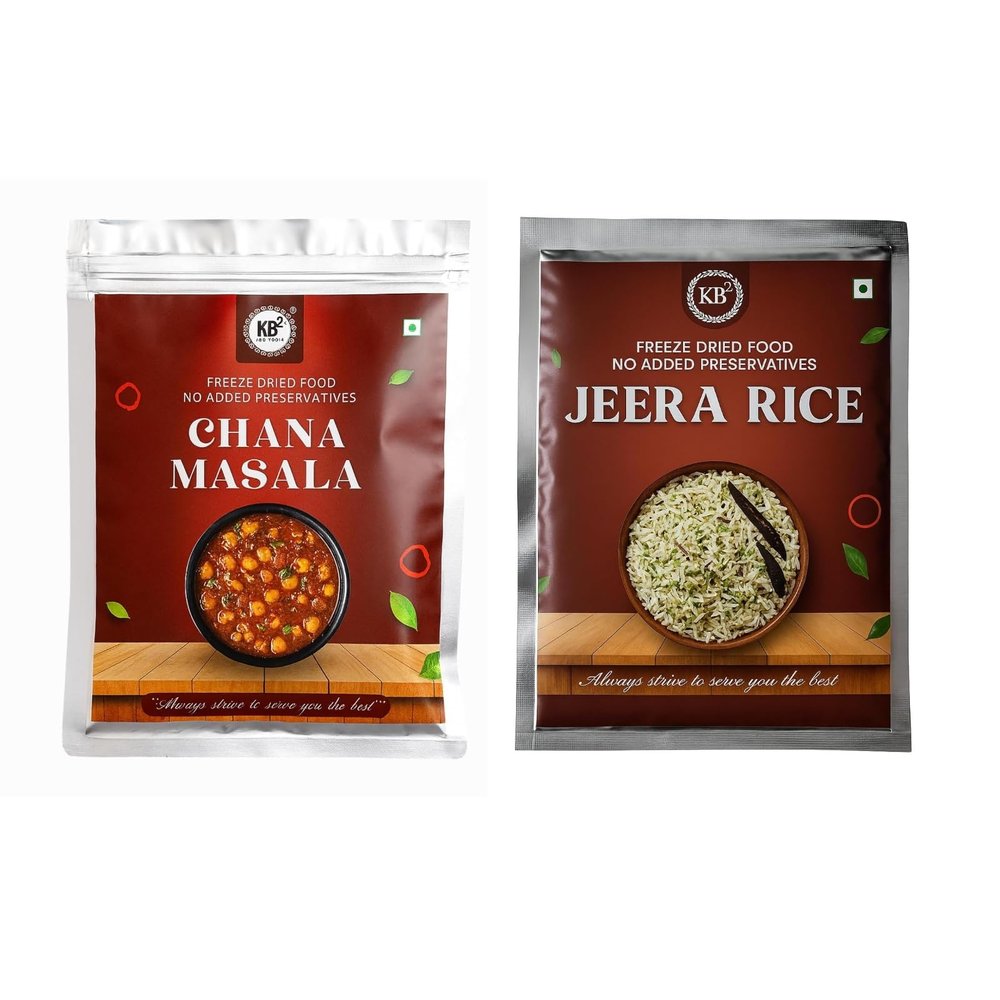 Ready-to-Eat Channa Masala with Jeera Rice  Authentic North Indian Chickpea Curry & Fragrant Cumin Rice | High Protein & Fiber | No Added Preservatives | Quick Heat & Serve Vegetarian Meal