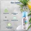 VI-JOHN Dermatologically Tested Calming Aqua Premium Shaving Foam Enriched With Aloevera & Almond Oil Free From Paraben-200 g view 3