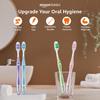 Amazon Basics MultiPro ZigZag Toothbrush for Adults, Multicolour | 12-Count (4  3 Packs) | Soft Bristles for Deep Cleaning, Plaque Removal & Gentle Gum Care view 2
