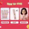 ICY POPPS Edible Ice Pops | Refreshing Flavour of Tasty Mixed Fruit | Gluten-Free with Added Vitamin C | Frozen Treat for Kids | Pack of 24 view 4