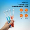 Amazon Basics Orbit Toothbrush for Adults, Multicolour | 12-Count (4 3 Packs) | Soft Polished Bristles for Cavity Protection, Deep Cleaning & Gentle Gum Care | Made in India view 2