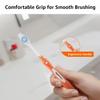 Amazon Basics Orbit Toothbrush for Adults, Multicolour | 12-Count (4 3 Packs) | Soft Polished Bristles for Cavity Protection, Deep Cleaning & Gentle Gum Care | Made in India view 4