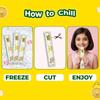 ICY POPPS Edible Ice Pops | Refreshing Flavour of Zesty Lemon | Gluten-Free with Added Vitamin C | Frozen Treat for Kids | Pack of 24 view 4