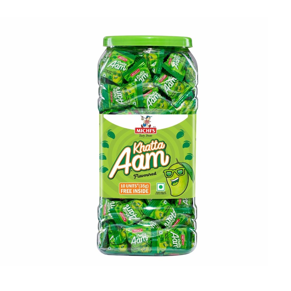 Michi's Candy Small Jar - 250 Pieces (Khatta Aam)