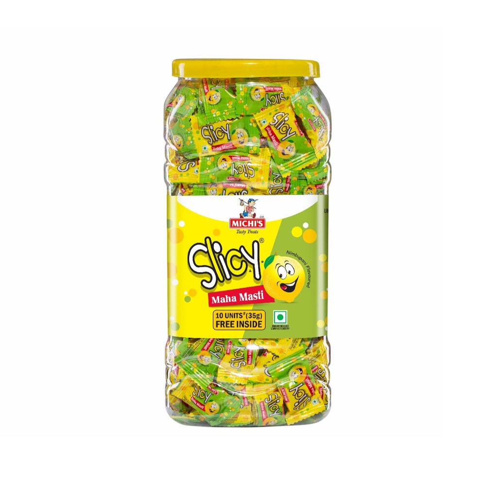 Michi's Candy Small Jar - 250 Pieces (Slicy Nimbupani)