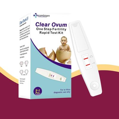 Clear Ovum Ovulation Kit | One Step Fertility Test Kit for Women | 5 Ovulation Test Cards + 1 Bonus Pregnancy Test Card | Accurate & Fast Results | Easy At-Home LH Testing for Fertility (Pack of 2)