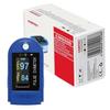 VSUREMED Pulse Oximeter Fingertip(CONTEC CMS 50 D), Blood Oxygen Meter Finger Oximeter Finger with Pulse, with Four Color TFT Screen Blue view 1