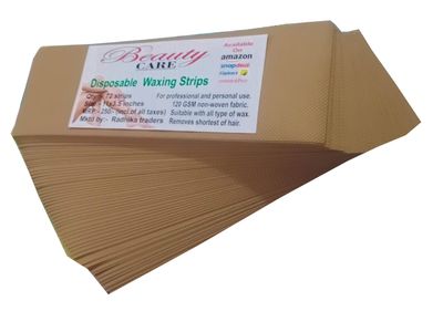 BEAUTY CARE WAXING STRIPS HAIR REMOVAL FOR WOMEN AND MEN (72 STRIPS)
