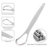 COZORA 2 Pcs Stainless Steel Tongue Cleaner Scraper with Case  Medical Grade Tongue Scrapers for Adults And Kids  Removes Bad Breath, Promotes Oral Hygiene And Fresher Breath view 4