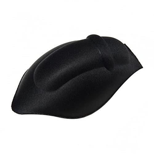 bnf Men Underwear Enhancing Cup | Bulge Sponge Pad Cushion for Trunks Shorts | Invisible Padded Underwear Enhancer for Confidence | Black Polyester Material