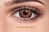 Ivalens Daily Fresh Color Contact Lens | Wink Series | Sandy Brown & Turquoise Combo Pack | 0 Power Dailies | 2 Lens per Box | Comfortable & Natural Eye Color Change view 2