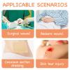 6 Pcs Bed Sore Dressing, Bandages for Wounds, Dressing Pads for Wound, 7.5x7.5cm Silicone Gel Foam Wound Dressing, Sterile Adhesive Square Dressing for Post-Surgical Care (white-2) view 3