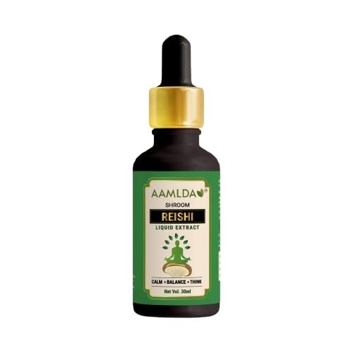 AAMLDA Reishi Mushroom Liquid Extract, 30ml, Supports Sleep and Seasonal Wellness