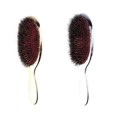Enakshi Men Boar Hair Nylon Bristle Beard Mustache Hand Handle Detangler Comb Gold|Health & Beauty | Hair Care & Styling |Brushes & Combs|1 x Boar Bristle Hair Brush