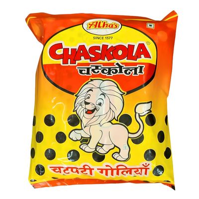 Chaskola chatpati Khatti Meethi Goli - 20 Pouches | Sweet & Sour Candy | Desi Flavour Childhood Treat | Fun Snack for Kids, Men & Women | Bachpan Ka Swad | Ideal for School, Travel & Gifting pack off-2