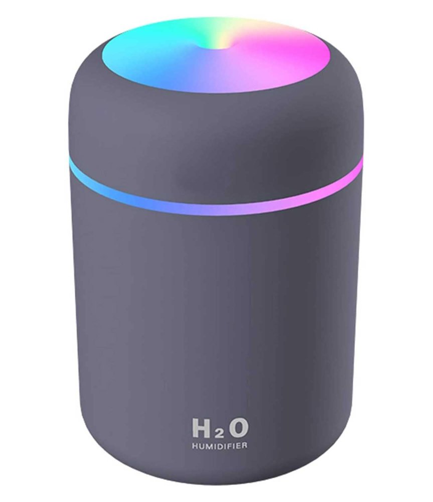ABTER Color Changing Humidifier 300mL  Mist & Light Aroma Diffuser for Rooms, Car, OfficeWhisper Quiet & USB Recharge
