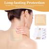 4PCS Waterproof Bandage, Bed Sore Dressing, Silicone Foam Dressing 7.5x7.5cm Wound Dressing with Border Adhesive Waterproof Central Ultra Absorbent-Foam (1.7X 1.7Inch) Square Waterproof Silicone Wound Bandage view 4