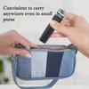 AMIQUS 2pcs Travel Foldable Toothbrush with Dupont Filaments for Adult and Juniors, In Anti Bacterial Cover Container, Oral Hygiene Care, Soft Bristle, Travel Use, Multicolour view 4