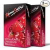 30 Pcs strawberry flavoured condoms for men Dotted (Pack of 3x10) view 3