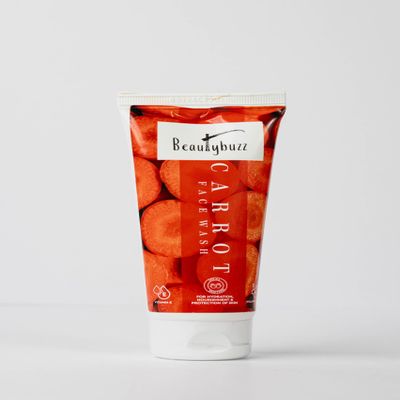 Bautybuzz Face Wash Fresh Daily For Men & Women, Skin Brightening 100gms (Carrot)