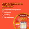 Prolicious Tangy Tomato Khakhra, Roasted Indian Snack, 10g Natural Protein, No Palm Oil, Healthy & Flavorful Treat | Gluten Free Snacking (Pack of 4, 170g) view 3