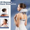 Wearonics Neck and Back Massager with Heating, Body Massager for Body Aches and Pains Relief, Electric 5D Cervical Massage Machine for Deep Tissue Neck, Back, Shoulders, Waist and Legs,Blue view 2