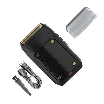 Advanced rechargeable men shaver with cordless operation, stainless steel blades, ergonomic handle, and compact lightweight design.