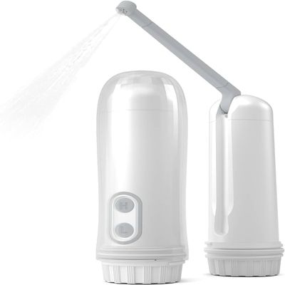 MUKUND Silicone Portable Jet Spray for Travel with Adjustable Nozzle & High Low Spray Mode | Travel Friendly Handheld Bidet Spray | Travel & Toilet Essentials | Easy to Use