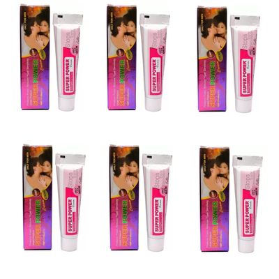 SHIARYA'S Super Power Cream For Men Long Delay Timing Cream, (6 x 4gm)