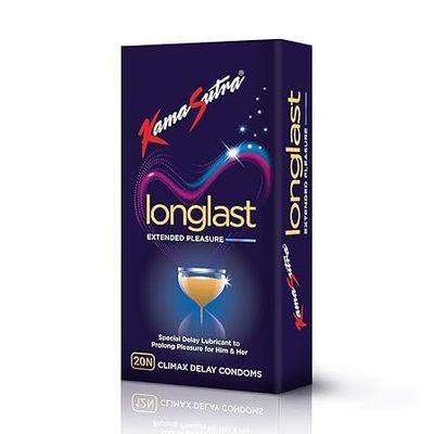 40 Pcs Condoms Longlast for men Combo with dotted texture climax delay. premium (Pack of 2x20)