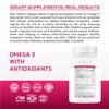 BIONIK Krill Omega Softgels 1000mg | High-Strength Omega-3 EPA & DHA | Brain, Heart & Anti-Inflammatory Support | 60 Softgels Each | Pack of 2 view 4