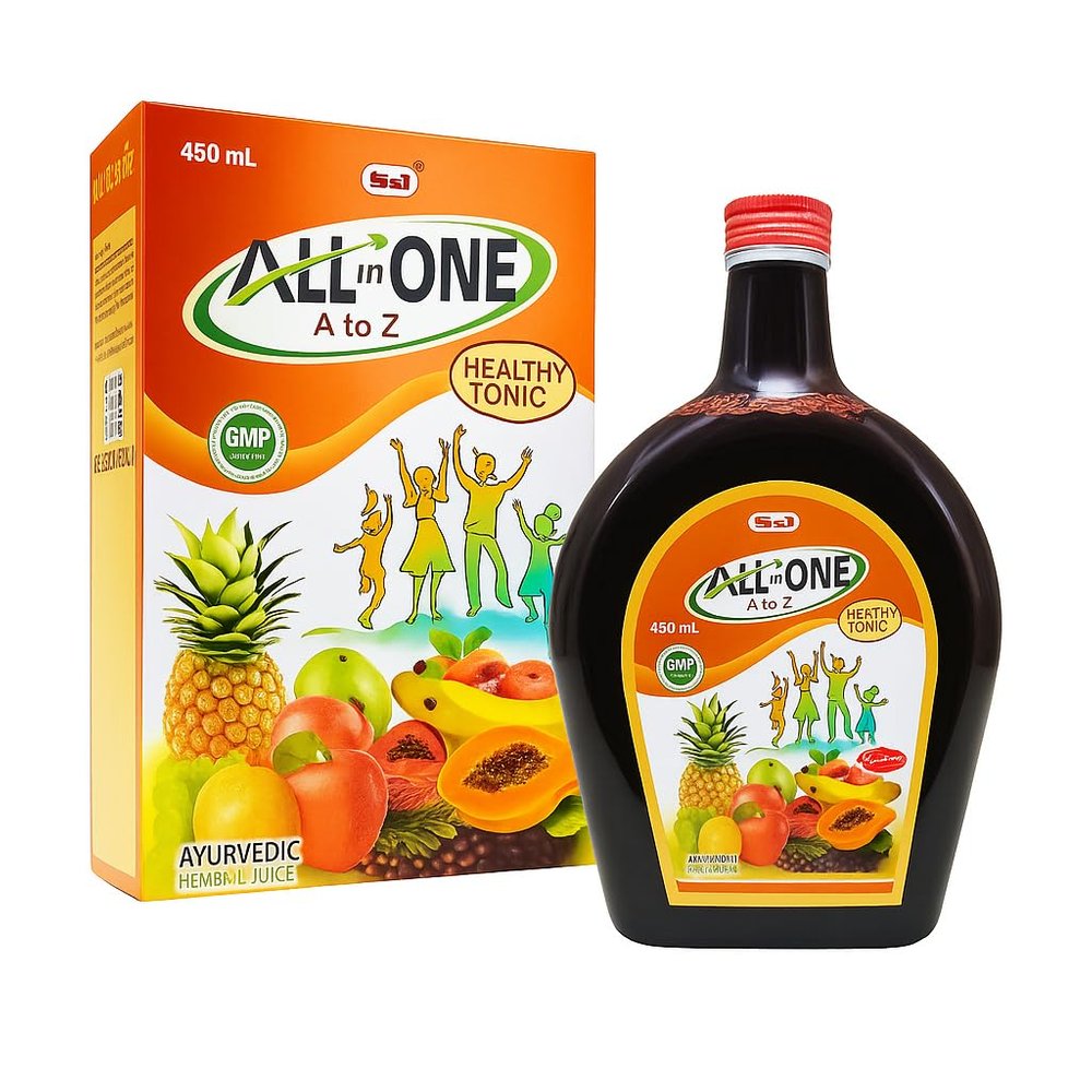 Al-in-One A to Z Complete Health Tonic  Daily Energy, Immunity booster & Vitality Support 450lm (pack 1)