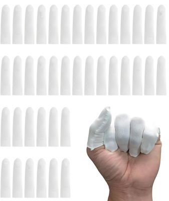 100PCS Finger Cots, Finger Protector for Cutting Vegetables, Finger Gloves, Finger Gloves for Kitchen,Finger Cap, Finger Protector for Jewelry Handling, Office Work, DIY Projects, Wound Covering, Thumb Bandage Alternative