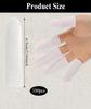 100PCS Finger Cots, Finger Protector for Cutting Vegetables, Finger Gloves, Finger Gloves for Kitchen,Finger Cap, Finger Protector for Jewelry Handling, Office Work, DIY Projects, Wound Covering, Thumb Bandage Alternative view 2