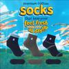 Athletic Performance Ankle Socks, Moisture-Wicking Cushioned Low-Cut Sports Socks, Black Yellow Gray, 3 Pair view 4