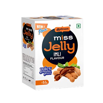 MyDreem Miss Jelly Imli Flavor, Smooth & Jiggly Candy Treat for Kids & Adults 85 Pcs in Each box Pack of 2