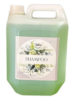 BASIC ORGANNIC Shampoo 5L Refill for Hotel Rooms, Hospitals & Guest Houses  Nourishing Shampoo Kit for Silky, Shiny Hair, Suitable for All Hair Types