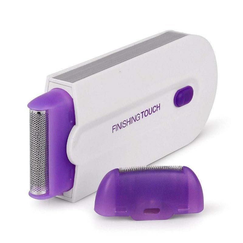 bFOXX Finishing Touch Rechargeable Instant Painless Facial & Body Hair Remover with Adaptor ? Gentle, Rechargeable, and Effective for Women?s All-Body & Facial Hair Removal