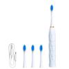 Electric Toothbrush for Adults | Sonic Powered Rechargeable Toothbrush with Soft Replacement Heads | Deep Clean Whitening Action for Daily Oral Care view 1