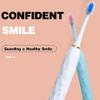 Electric Toothbrush for Adults | Sonic Powered Rechargeable Toothbrush with Soft Replacement Heads | Deep Clean Whitening Action for Daily Oral Care view 2