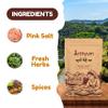 Arthyum Himalayan Pink Flavoured Salt with Mixed Herbs Seasoning mix - Popcorn, Noodles, Salad, Raita, Fruits, Makhana Pasta, Pizza, Salads, Premium Sprinkler | Unprocessed | Pure & Natural Traditional Grounded Salt ( Silbata) | Healthy Italian Spice view 4