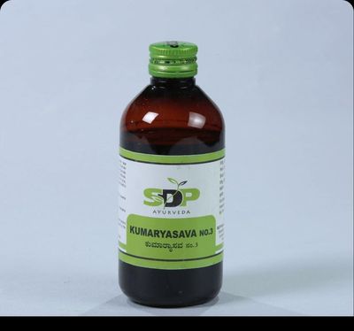 SDP Ayurveda Kumaryasava No. 3 | Ayurvedic Syrup for Kids Constipation, Loss of Appetite & Growth | Herbal Tonic for Baby Wellness, Immunity & Digestive Health | Natural Remedy for Children
