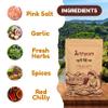 Arthyum Himalayan Pink Salt Blends with Chilly Garlic, Seasonings for Pasta, Pizza, Salads, Premium Sprinkler | Unprocessed | Pure & Natural Traditional Grounded Salt ( Silbata) | Healthy Italian Spice Blend Authentic from Pahadi Pisi Noon| 100gm view 4