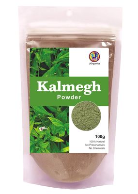 JOrganics Kalmegh Powder Natural Nilavembu powder, Nelavemu, Kalmegh, Chirata, Kirayata, Neelavembu