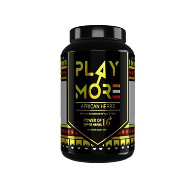 ActiwowRx Play More Gold | Premium Herbal Supplement Powder 150g (Single Pack) Natural Vitality Powder for Men, African Formula, Energy and Stamina Support