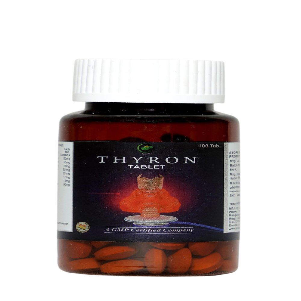 Dr. Totala's Thyron Tablets | Thyroid Support | Metabolism Balance | Daily Wellness | Energy Support | Routine Body Comfort | Herbal Care For Regular Use | 100 Tablet